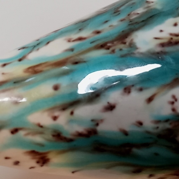 Vintage Glazed Ceramic Fun Shaped Vase - Picture 4 of 16